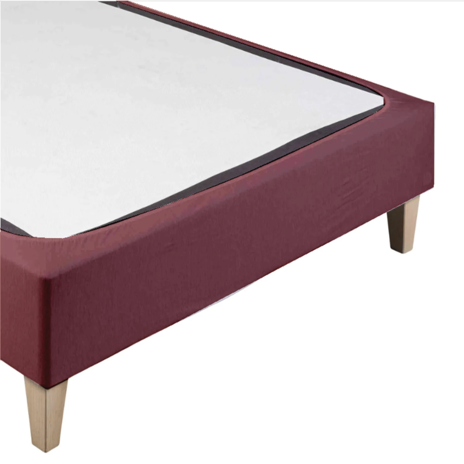 Cache-sommier Coton Jersey Terre De Sienne 4 Cache-sommier Coton Jersey Terre De Sienne – Image 2