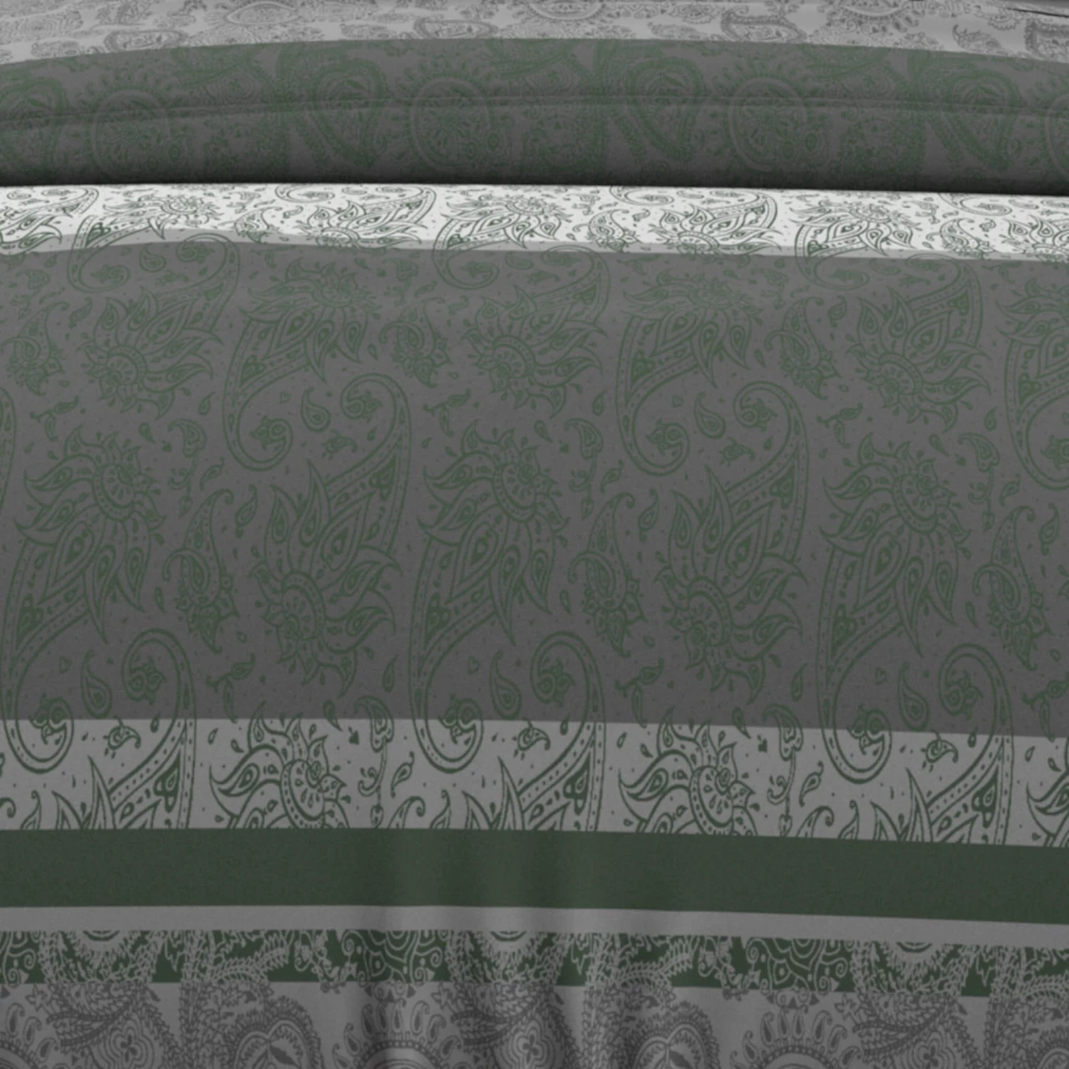 Parure De Lit Cachemire Gris 5 Parure De Lit Cachemire Gris – Image 3