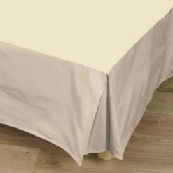 Cache-sommier Naturel 100% Coton - Tradilinge