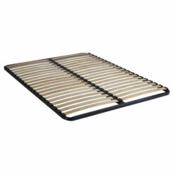 Lit Tiroir Blanc Perle Avec Sommier Et Matelas 140x190 -Doublures De Lit Soldes 2024 cadre a lattes 1 3 3 8 3