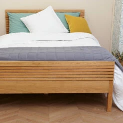 Chemin De Lit Matelassé Jersey 16 Chemin De Lit Matelassé Jersey -Doublures De Lit Soldes 2024 chemin de lit matelass anthra ambiance