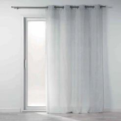 Rideau à œillets Cobalt 140x260 Cm 10 Rideau à œillets Cobalt 140x260 Cm -Doublures De Lit Soldes 2024 cobalt gris