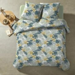 Parure De Lit Copacabana Curry -Doublures De Lit Soldes 2024 copacabana vue du dessus