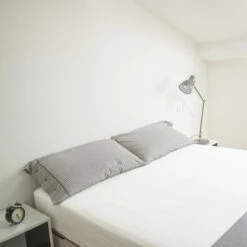 Drap Housse Blanc 100% Coton Bonnet 30 Cm 7 Drap Housse Blanc 100% Coton Bonnet 30 Cm -Doublures De Lit Soldes 2024 coton 57 blanc