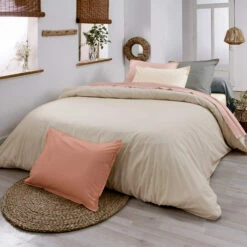 Housse De Couette 100% Coton Biologique Ficelle - Tradilinge
