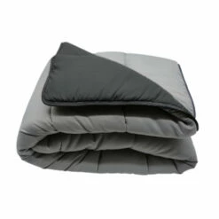 Couette Bicolore Chaude 350g 11 Couette Bicolore Chaude 350g -Doublures De Lit Soldes 2024 couette bicolor noir gris clair fond blanc 2 1