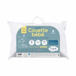 Pack Couette Légère Et Oreiller Moelleux Bébé Anti-acariens -Doublures De Lit Soldes 2024 couetteb b encart 1