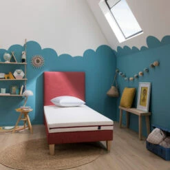 Ensemble Matelas Junior 100% Latex, Sommier, Pieds, Couette Et Oreiller Crépuscule 200 - SOMEO 27 Ensemble Matelas Junior 100% Latex, Sommier, Pieds, Couette Et Oreiller Crépuscule 200 - SOMEO -Doublures De Lit Soldes 2024 crepuscule 200 ambiance 3