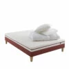 Ensemble Matelas Junior 100% Latex, Sommier, Pieds, Couette Et Oreiller Crépuscule 200 - SOMEO 2 Ensemble Matelas Junior 100% Latex, Sommier, Pieds, Couette Et Oreiller Crépuscule 200 - SOMEO -Doublures De Lit Soldes 2024 crepuscule 200 mat som cou or 3 4 fond blanc