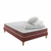 Ensemble Matelas 100% Latex, Sommier, Pieds, Couette Et Oreiller Crépuscule 500 - SOMEO 2 Ensemble Matelas 100% Latex, Sommier, Pieds, Couette Et Oreiller Crépuscule 500 - SOMEO -Doublures De Lit Soldes 2024 crepuscule 500 mat som cou or 3 4 fond blanc