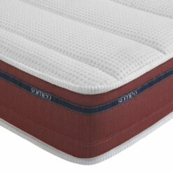 Ensemble Matelas 100% Latex, Sommier Lune Et Pieds Crépuscule 500 - SOMEO -Doublures De Lit Soldes 2024 crepuscule 500 zoom ganse zip fond blanc 2 53