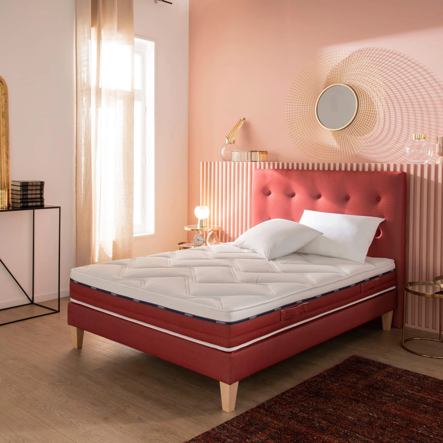 Ensemble Matelas 100% Latex, Sommier, Pieds Et Tête De Lit Crépuscule 600 - SOMEO 12 Ensemble Matelas 100% Latex, Sommier, Pieds Et Tête De Lit Crépuscule 600 - SOMEO – Image 10