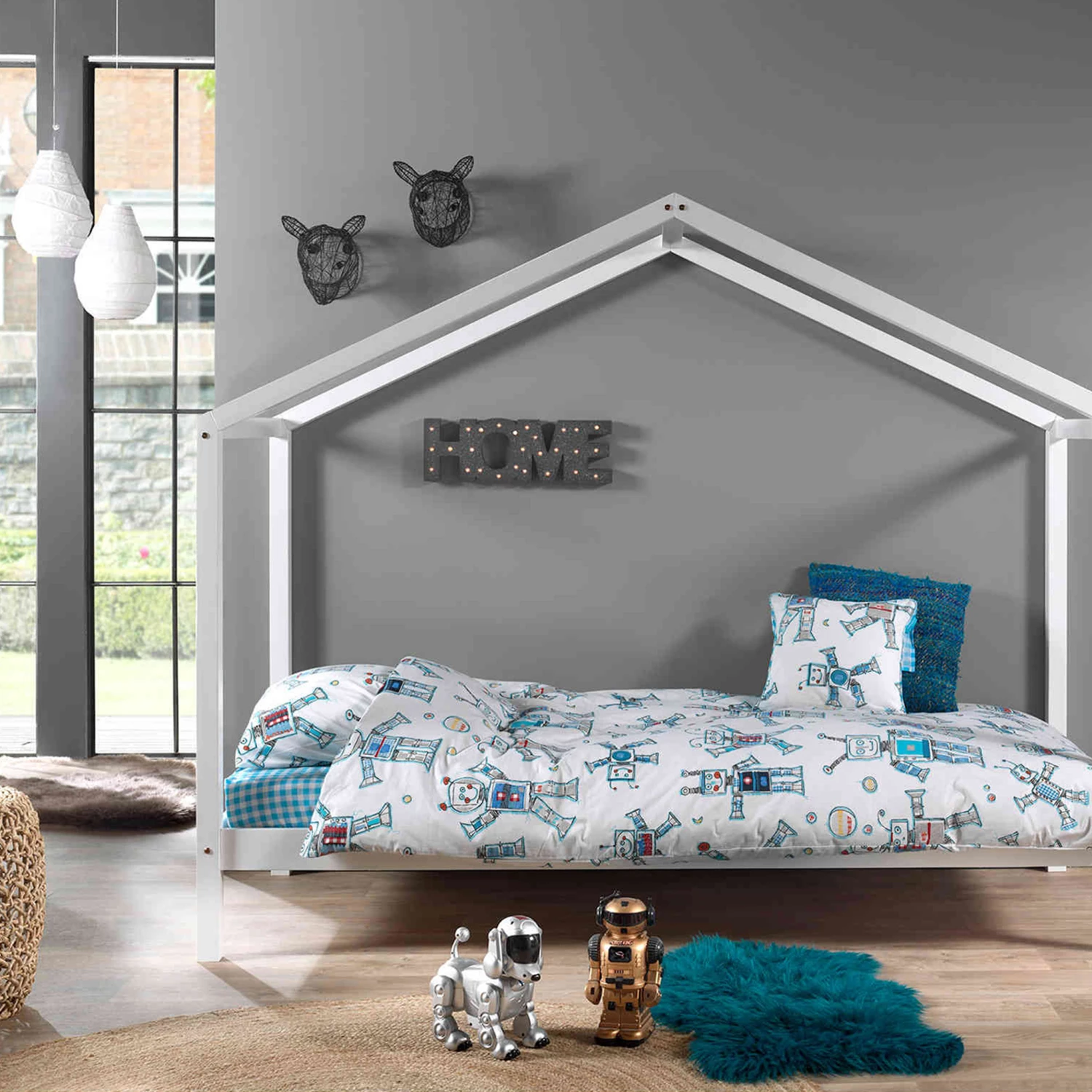 Lit Cabane Enfant En Bois Massif 90x200 - LT2022 5 Lit Cabane Enfant En Bois Massif 90x200 - LT2022 – Image 3