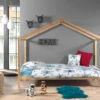 Lit Cabane Enfant En Bois Massif 90x200 - LT2022 2 Lit Cabane Enfant En Bois Massif 90x200 - LT2022 -Doublures De Lit Soldes 2024 dallas 9