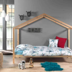 Lit Cabane Enfant En Bois Massif 90x200 - LT2022