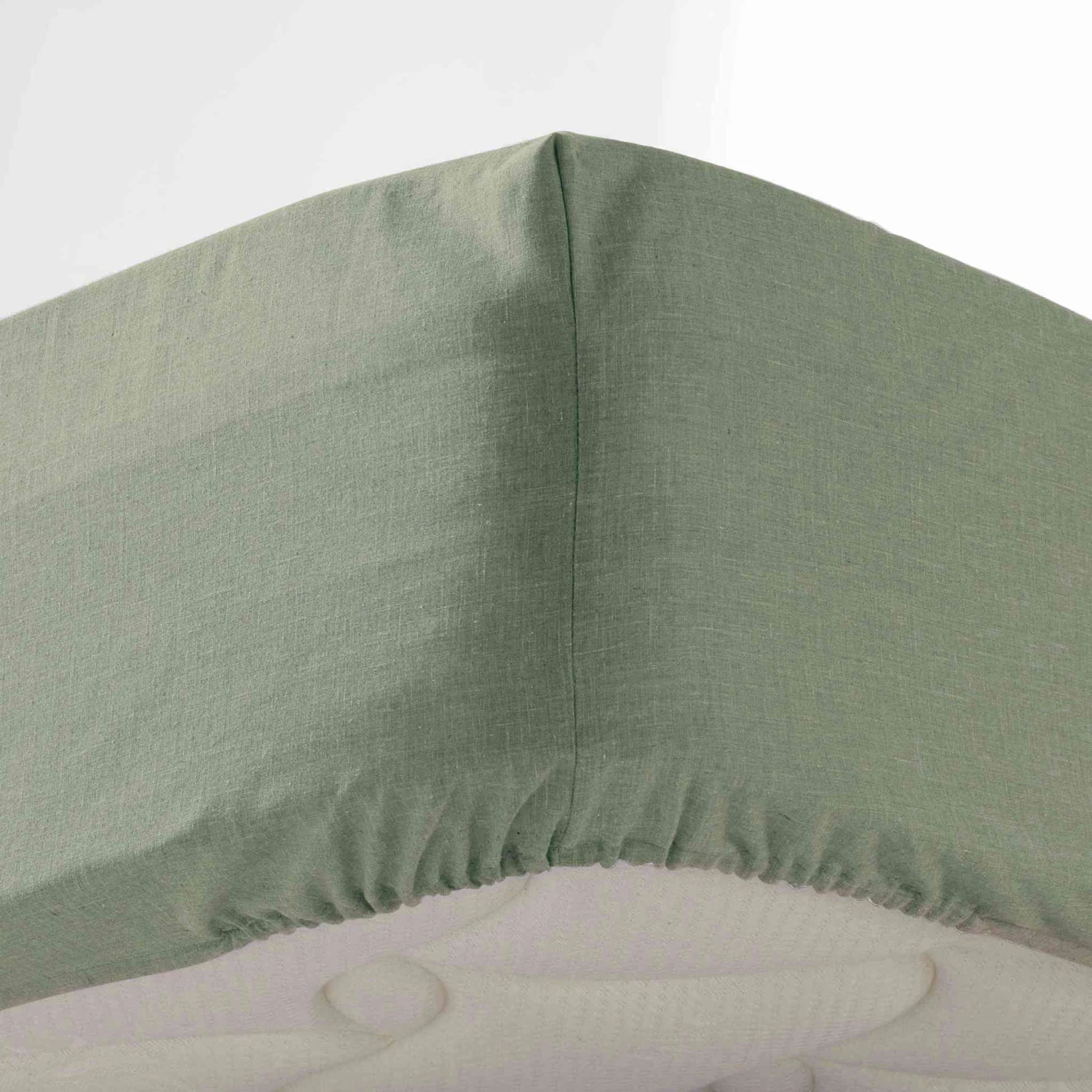Drap Housse Polycoton Actually Kaki Bonnet 30 Cm 4 Drap Housse Polycoton Actually Kaki Bonnet 30 Cm – Image 2