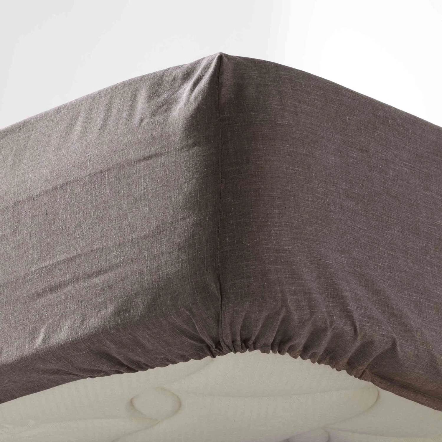Drap Housse Polycoton Actually Noisette Bonnet 30 Cm 4 Drap Housse Polycoton Actually Noisette Bonnet 30 Cm – Image 2