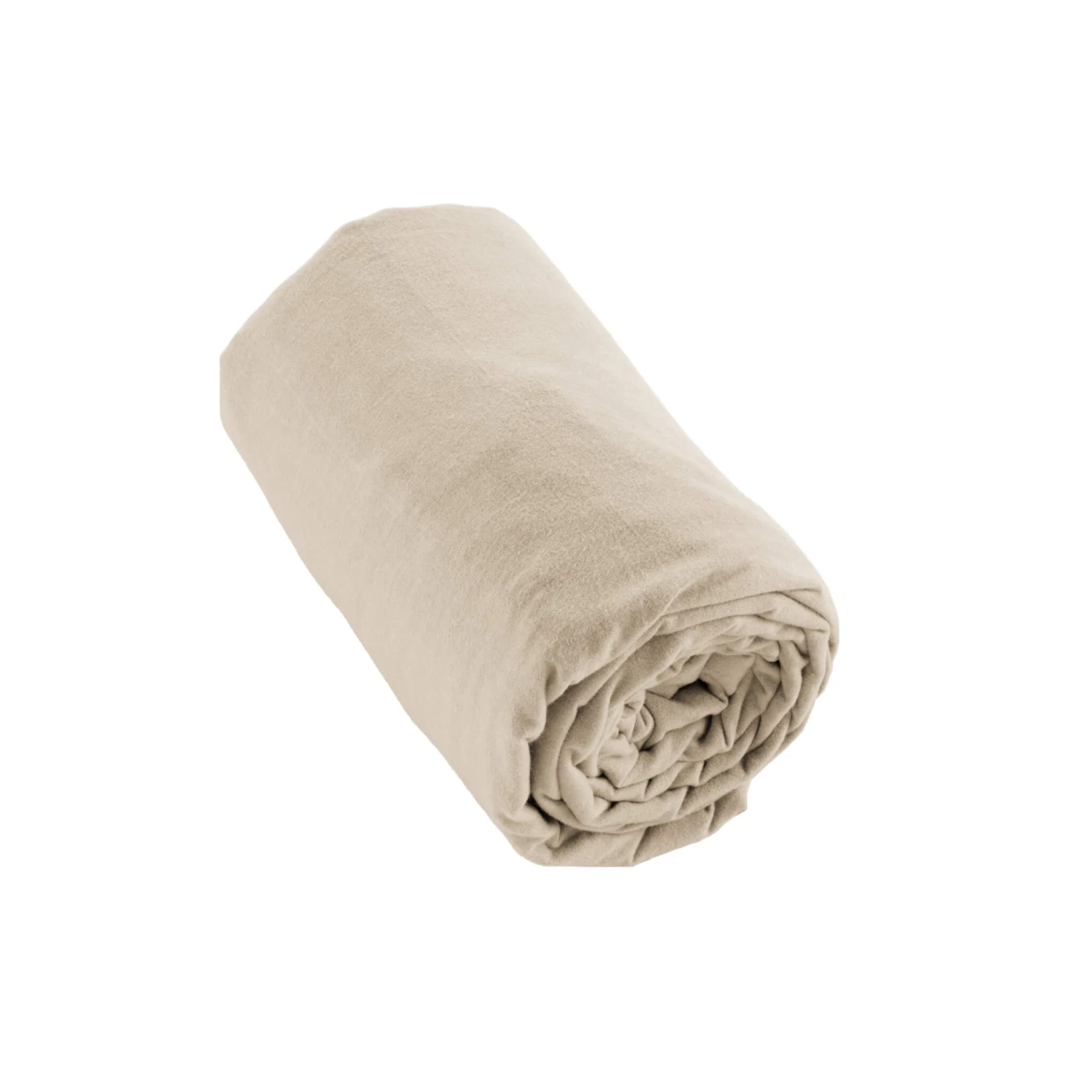 Drap Housse Flanelle Beige 3 Drap Housse Flanelle Beige