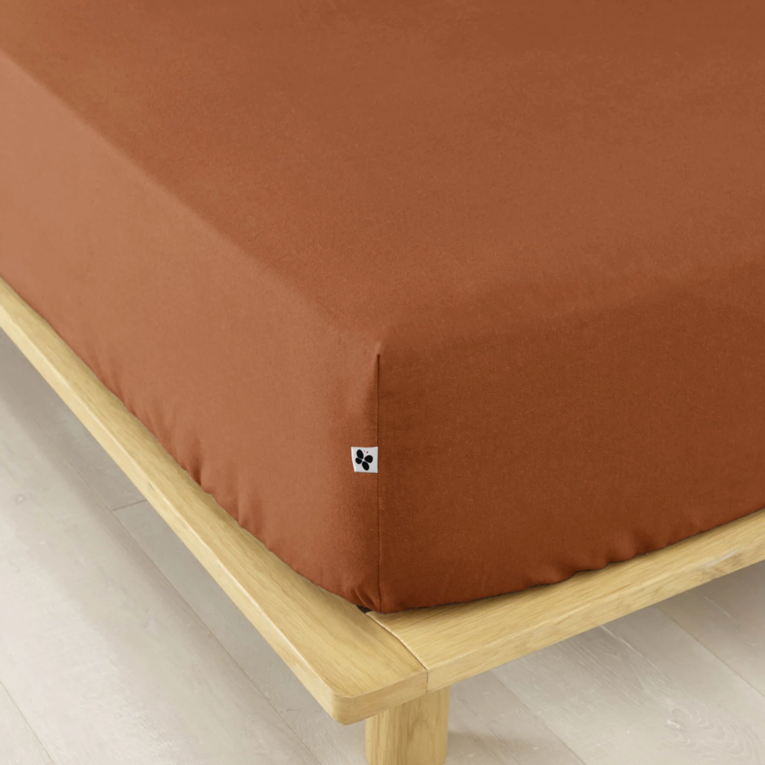 Drap Housse Flanelle Orange 4 Drap Housse Flanelle Orange – Image 2