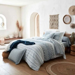 Drap Housse Diego Bleu Bonnet 40 Cm - Tradilinge 7 Drap Housse Diego Bleu Bonnet 40 Cm - Tradilinge -Doublures De Lit Soldes 2024 dh diego baltique ambiance 1