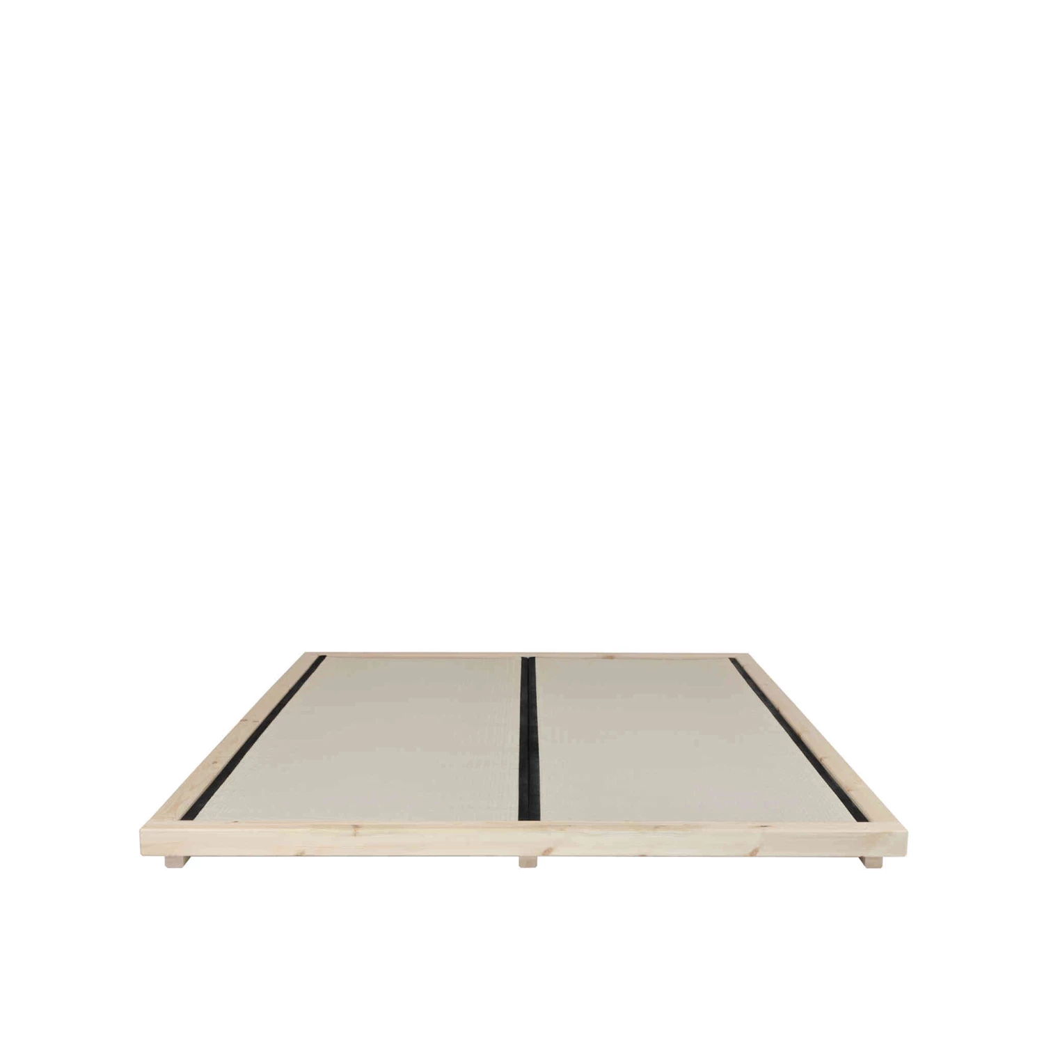 Ensemble Lit Futon Style Japonais Naturel + Tatami + Matelas Futon Noir 6 Ensemble Lit Futon Style Japonais Naturel + Tatami + Matelas Futon Noir – Image 4