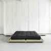 Ensemble Lit Futon Style Japonais Naturel + Tatami + Matelas Futon Noir 1 Ensemble Lit Futon Style Japonais Naturel + Tatami + Matelas Futon Noir -Doublures De Lit Soldes 2024 dock bed nat tatami futon noir 2 ambiance