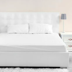 Drap Housse Jersey Blanc Bonnet 40 Cm