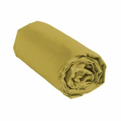 Drap Housse Coton Lavé Linette Jaune -Doublures De Lit Soldes 2024 drap house linette jaune roul fond blanc