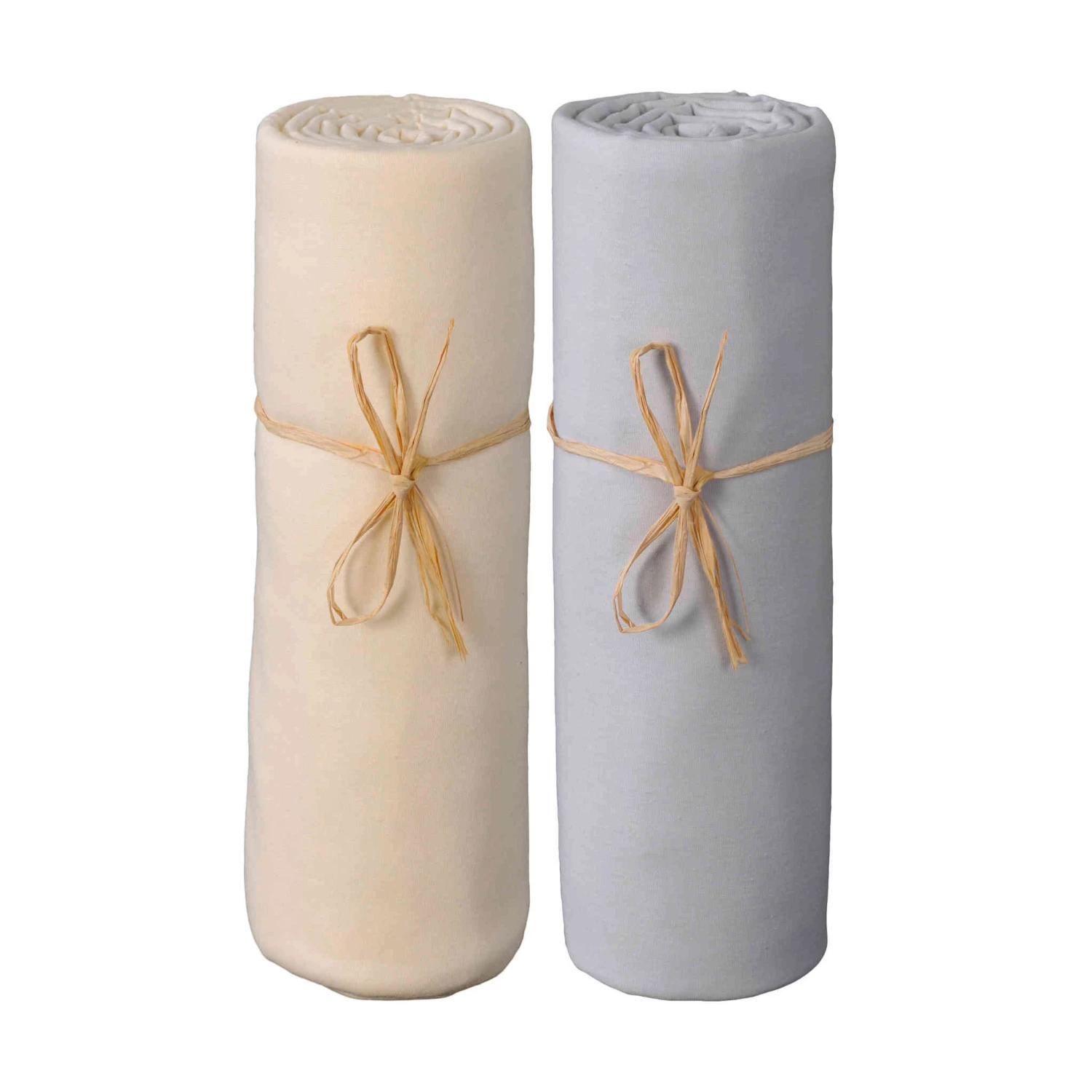 Lot De 2 Draps Housses Bébé Jersey Bio écru Et Gris Perle 3 Lot De 2 Draps Housses Bébé Jersey Bio écru Et Gris Perle