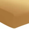 Drap Housse Curry 100% Coton Biologique Bonnet 40 Cm 2 Drap Housse Curry 100% Coton Biologique Bonnet 40 Cm -Doublures De Lit Soldes 2024 drap housse coton bio curry bonnet 40 fond blanc 1