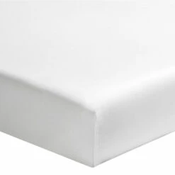 Drap Housse Blanc 100% Coton Bonnet 30 Cm