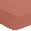 Drap Housse Terracotta 100% Coton Bonnet 40 Cm 2 Drap Housse Terracotta 100% Coton Bonnet 40 Cm -Doublures De Lit Soldes 2024 drap housse coton terracotta bonnet 40 fond blanc 1