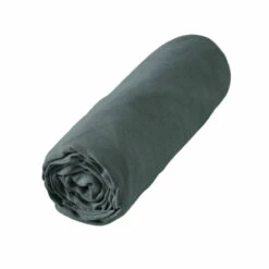 Drap Housse Lin Lavé -Doublures De Lit Soldes 2024 drap housse gris fonce fond blanc