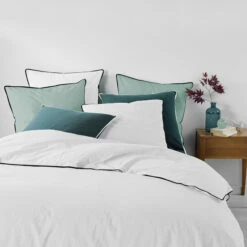 Drap Housse Coton Lavé Linette Blanc 9 Drap Housse Coton Lavé Linette Blanc -Doublures De Lit Soldes 2024 drap housse linette blanc