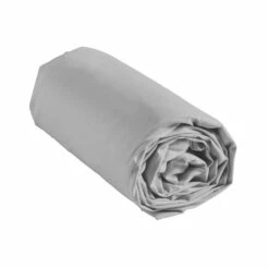 Drap Housse Coton Lavé Linette Gris 8 Drap Housse Coton Lavé Linette Gris -Doublures De Lit Soldes 2024 drap housse linette gris roul fond blanc