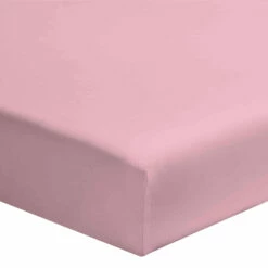 Lot De 2 Draps Housses Bébé Jersey Bio Blanc Et Rose 13 Lot De 2 Draps Housses Bébé Jersey Bio Blanc Et Rose -Doublures De Lit Soldes 2024 drap housse rose layette zoom fond blanc