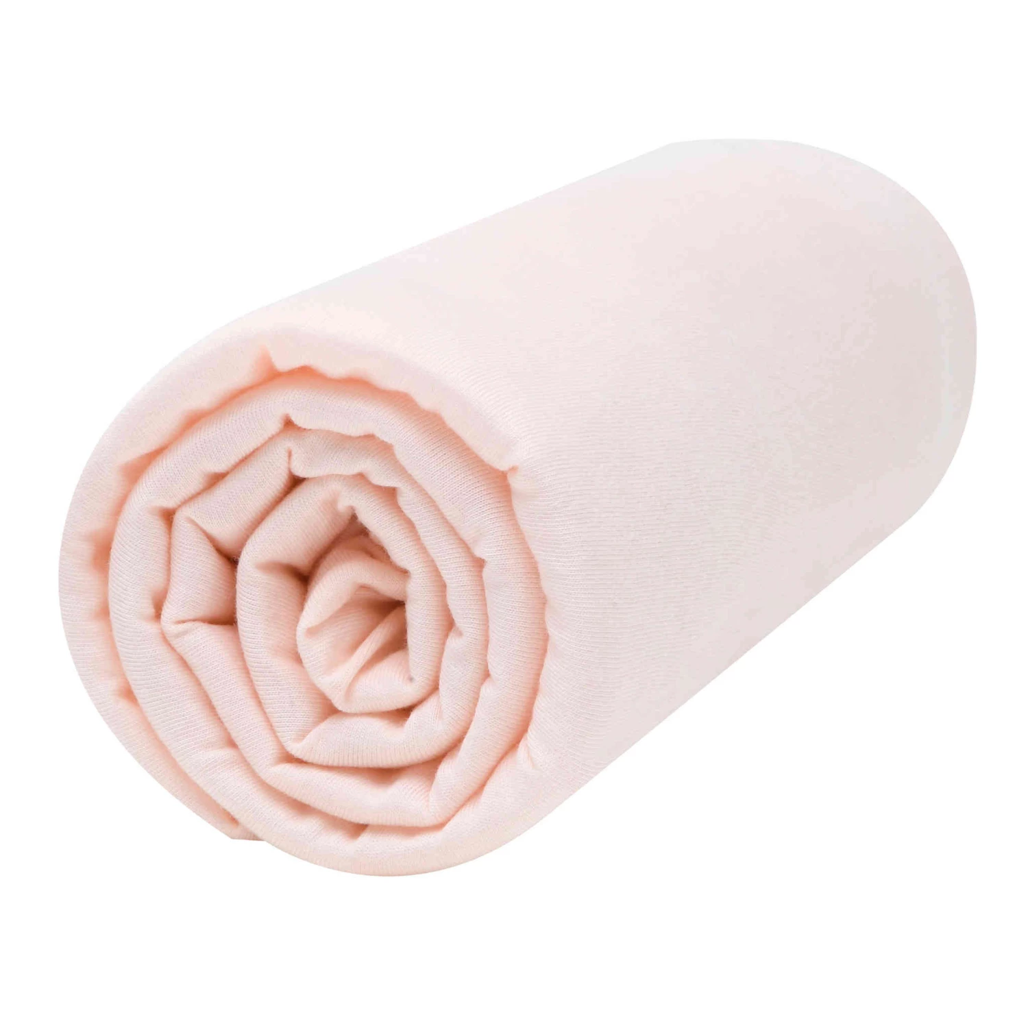 Drap Housse Bébé Jersey Bio Rose Poudré 4 Drap Housse Bébé Jersey Bio Rose Poudré – Image 2