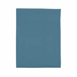 Drap Plat Bleu Minéral 100% Coton Biologique