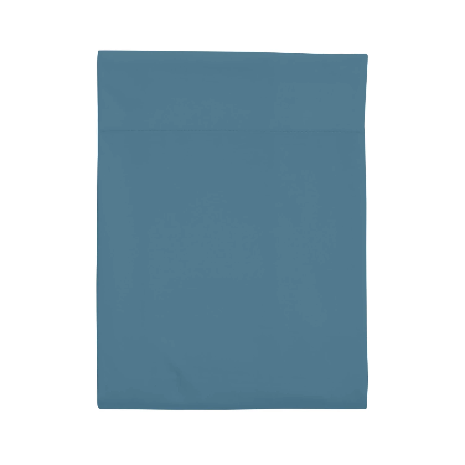 Drap Plat Bleu Minéral 100% Coton Biologique 3 Drap Plat Bleu Minéral 100% Coton Biologique