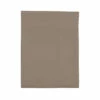 Drap Plat Taupe 100% Coton Biologique -Doublures De Lit Soldes 2024 drap plat coton bio taupe fond blanc 1
