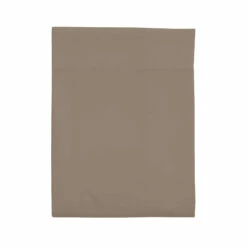 Drap Plat Taupe 100% Coton Biologique