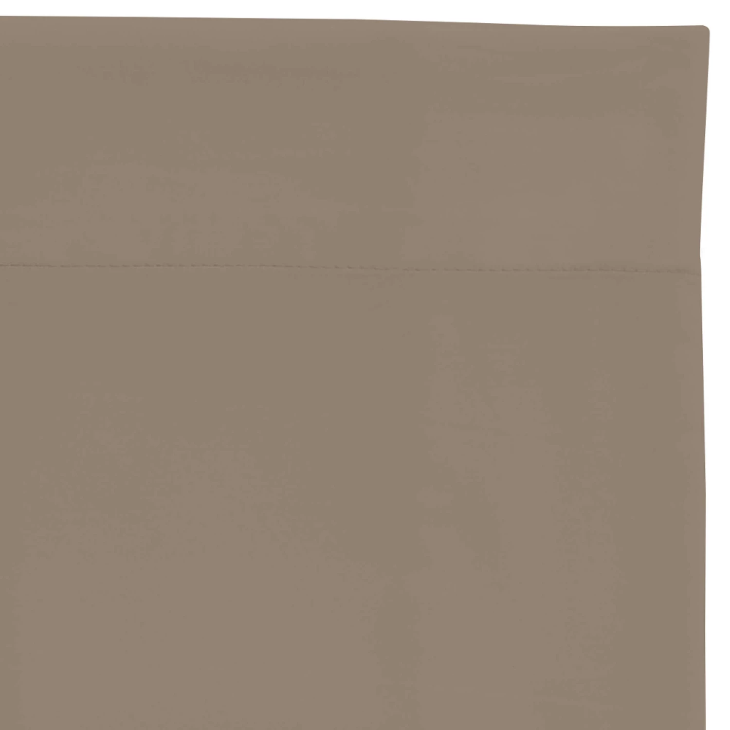 Drap Plat Taupe 100% Coton Biologique 4 Drap Plat Taupe 100% Coton Biologique – Image 2