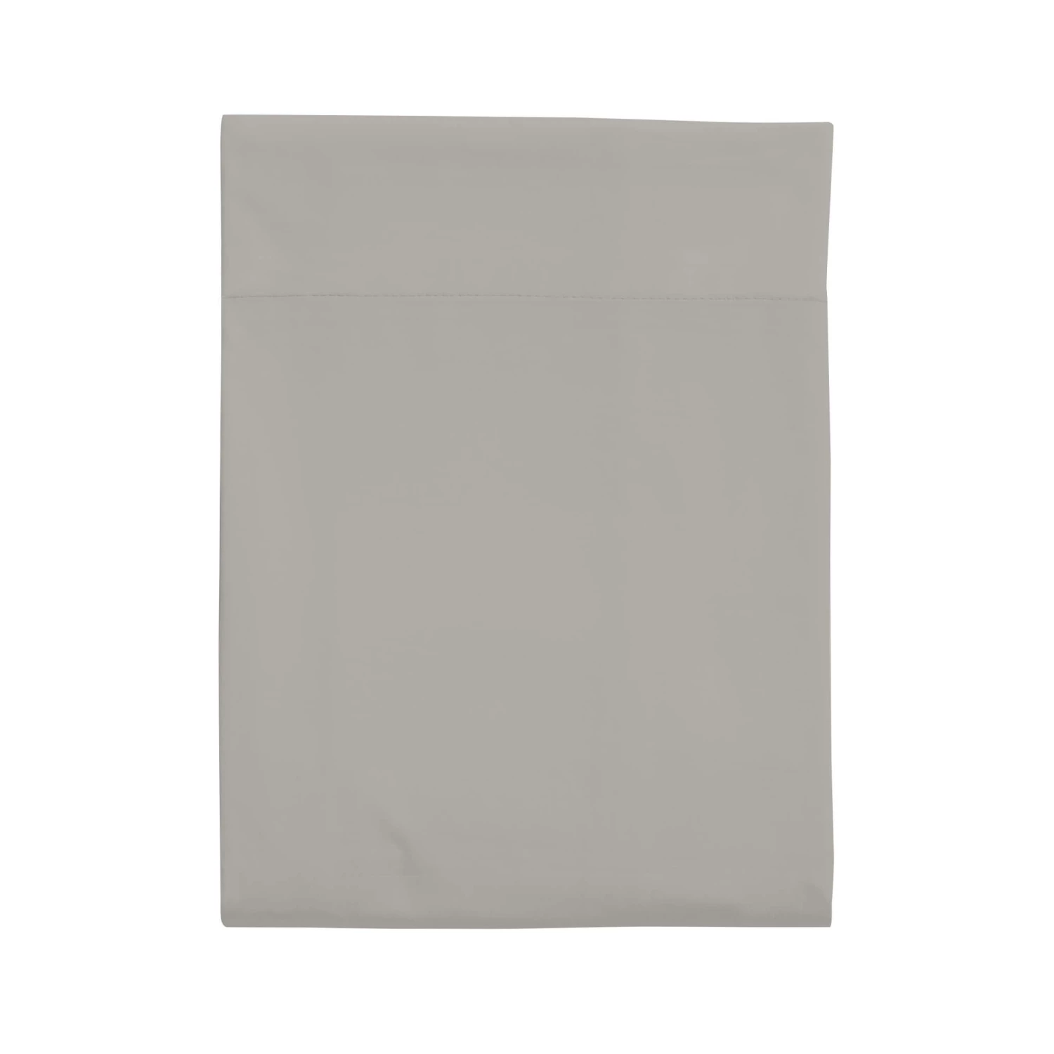 Drap Plat 100% Coton Gris Mastic 3 Drap Plat 100% Coton Gris Mastic