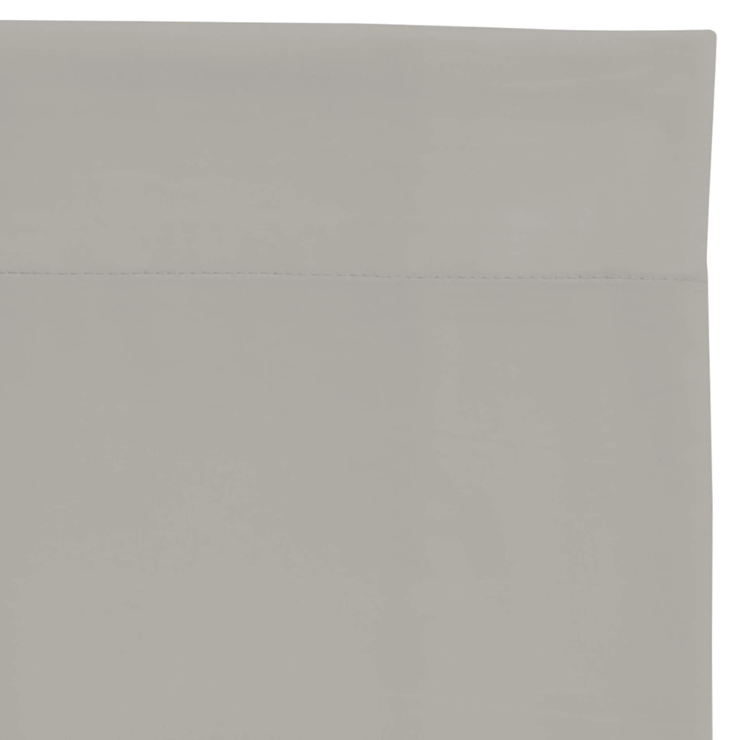 Drap Plat 100% Coton Gris Mastic 4 Drap Plat 100% Coton Gris Mastic – Image 2