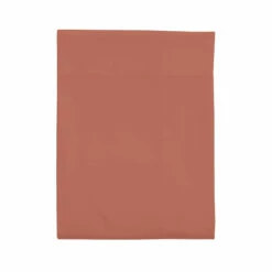 Drap Plat 100% Coton Terracotta