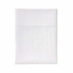 Drap Plat Blanc 100% Lin