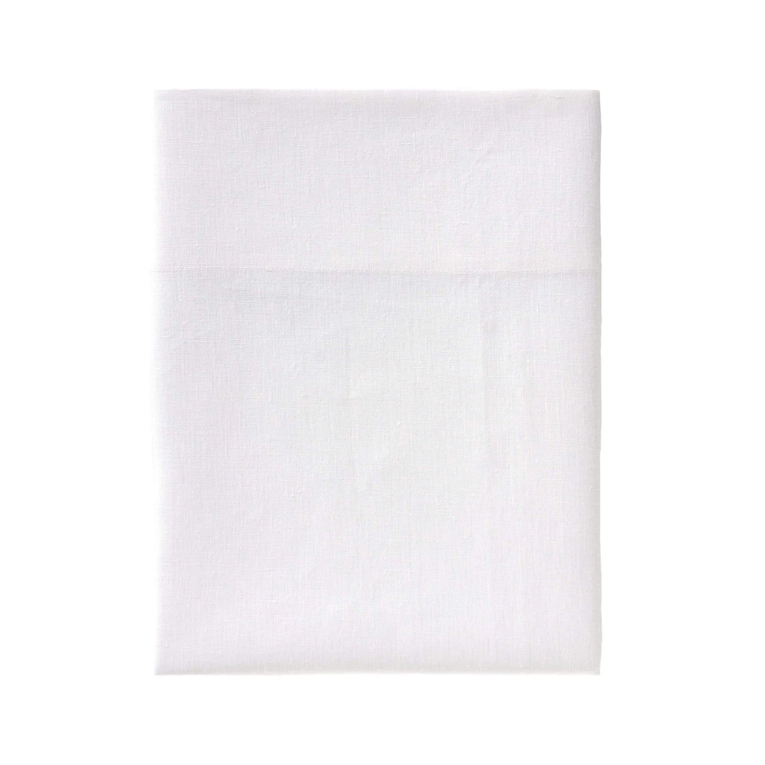Drap Plat Blanc 100% Lin 3 Drap Plat Blanc 100% Lin