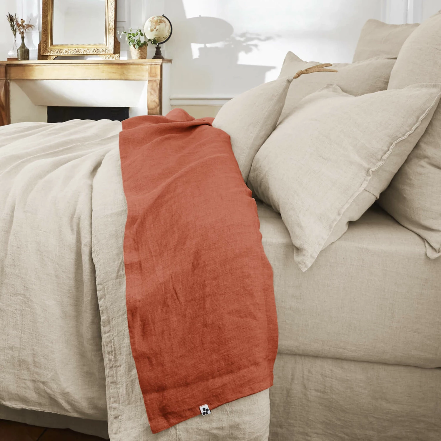 Drap Plat Lin Lavé 6 Drap Plat Lin Lavé – Image 4