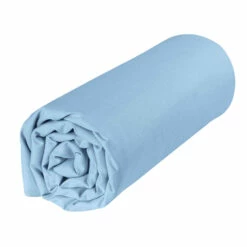Drap Housse Bébé 100% Coton Bio 60x120 23 Drap Housse Bébé 100% Coton Bio 60x120 -Doublures De Lit Soldes 2024 draps housses coton bio bleuciel fond blanc