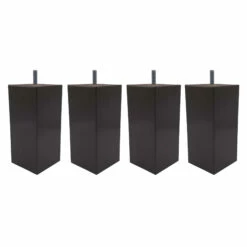 4 Pieds Carrés Bois Taupe